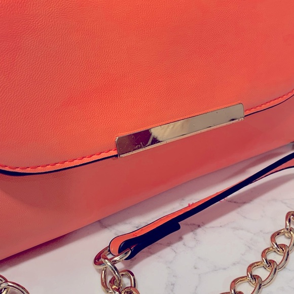 5/$25 Item Call It Spring Neon Coral Crossbody - Picture 4 of 5